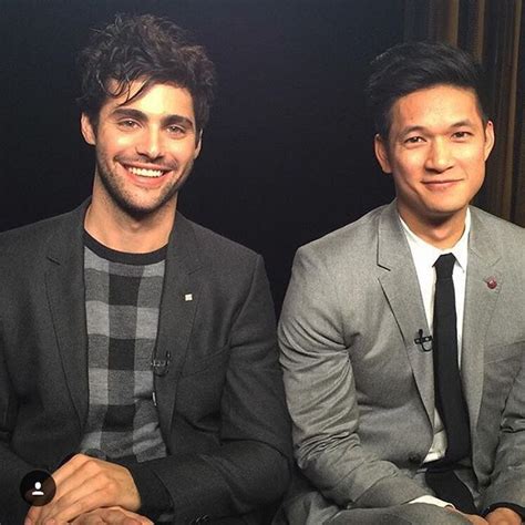 Shadowhunters Stars Harry Shum Jr And Matthew Daddario