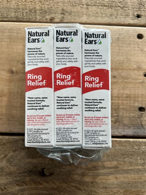 3 Trp Natural Ears Ring Relief Homeopathic Ear Drops For Tinnitus