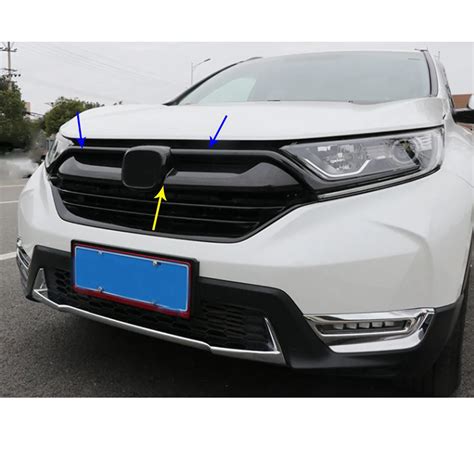 For Honda Crv Cr V Abs Chrome Front Decorative Grid Grill