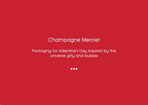 Champagne Mercier on Behance