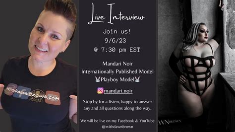 Live Interview Mandari Noir Playboy Model And Digital Creator YouTube