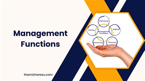 Management Functions Management Functions Key Principles For