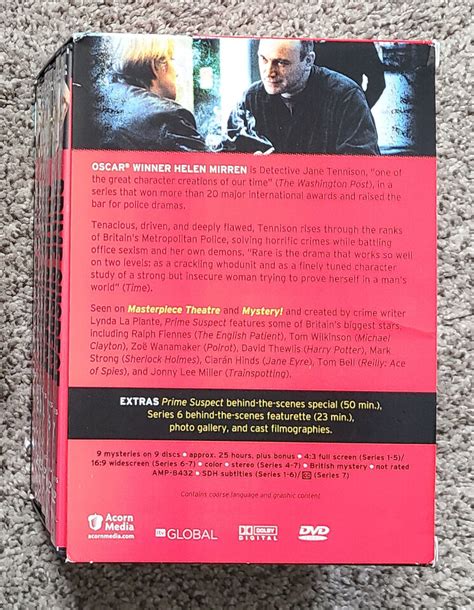 Prime Suspect Pbs The Complete Collection Helen Mirren Disc Dvd Set