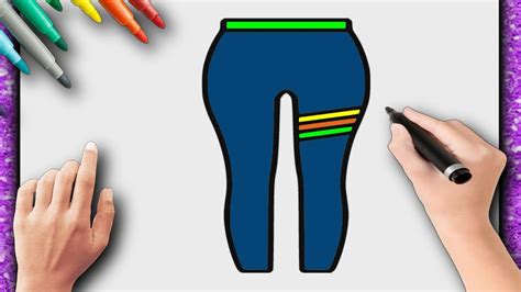 Comment Dessiner Un Pantalon Tape Par Tape Dessin Facile