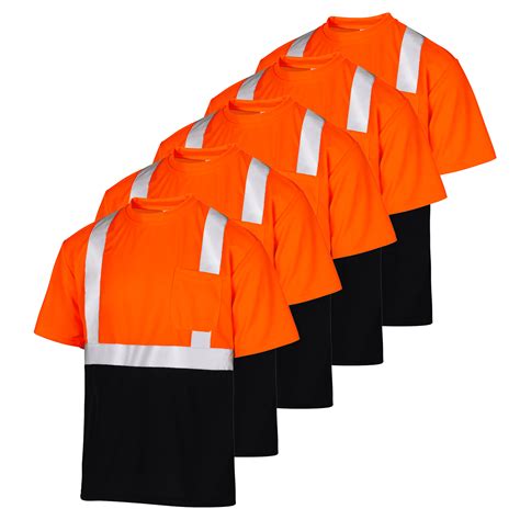 JORESTECH Hi Vis Short Sleeve Safety Shirt Two Toned ANSI Class 2