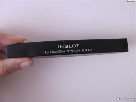 Блеск для губ Inglot Lip Gloss - «Практически бецветный блеск, но зато ...