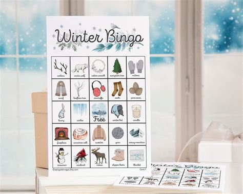 Winter I Bingo Cards Printable Bingo Cards Senior Citizen