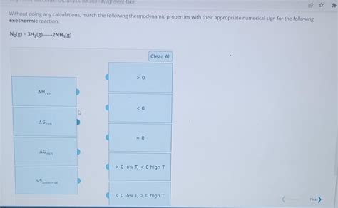 Solved Without Doing Any Calculations Match The Following Chegg