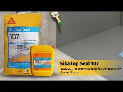 Sikatop Seal 107 Waterproofing System Cement Based 25 Kg 53 Off