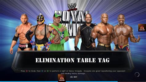 Best Elimination Table Tag Batista Rey Mysterio John Cena Vs BObby