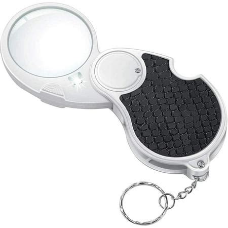 Magnifying Glass with Light, Lighted Magnifying Glass, 5X Handheld ...