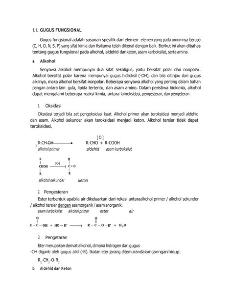 Gugus Fungsional 2 1 Gugus Fungsional Gugus Fungsional Adalah