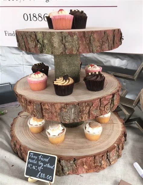 Rustic Wedding Cupcake Stands