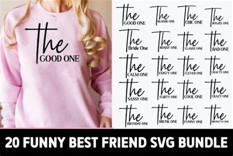 Funny Best Friend SVG Bundle Graphic By Sujon Roy Creative Fabrica