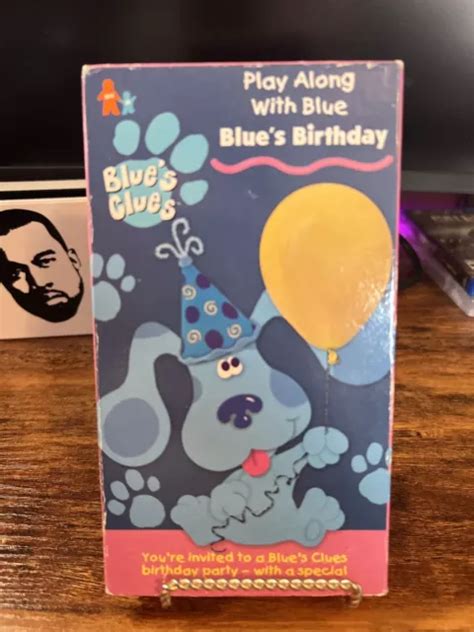 Nick Jr Blue Clues Vhs Video Tape Birthday Special Nickelodeon