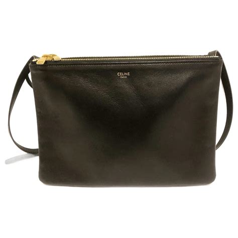 Céline Trio Black Leather ref 776236 Joli Closet