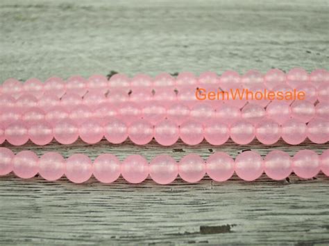 15 Pink Malaysian Jade 6mm 8mm 10mm 12mm Round Beads Etsy