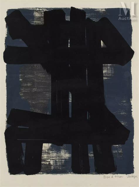 Pierre SOULAGES né en 1919 Lot 107 enchères