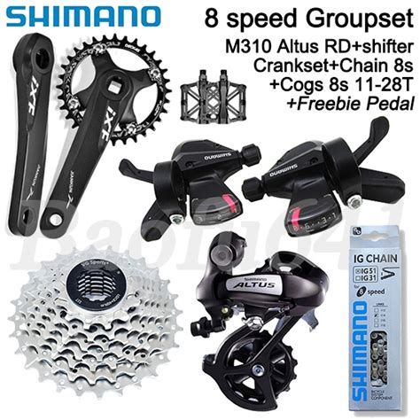 Shimano Shifter Speed Groupset M Altus Rd Speed Mtb Cassette