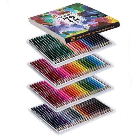 Brutfuner Oil Color Pencil Set 48 72 120 Colors Brutfuner Oil Pencil