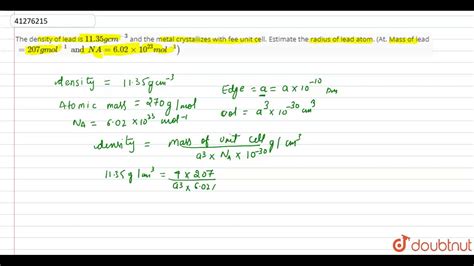 Compute The Density In G Cm3 Of A Piece Of Metal Kenzie Has Lowery