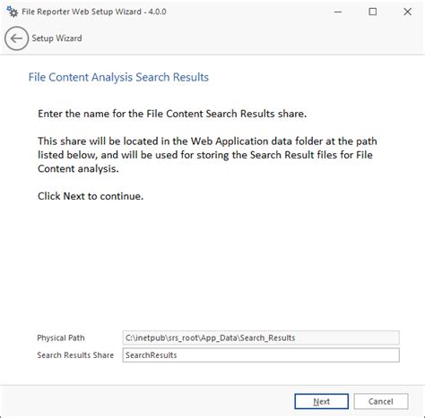 Configuring The Web Application Micro Focus File Reporter