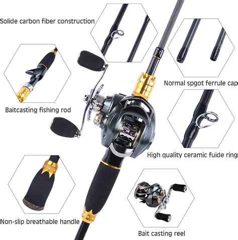 Sougayilang Fishing Rod And Reel Combos Ton Carbon Fiber Fishing