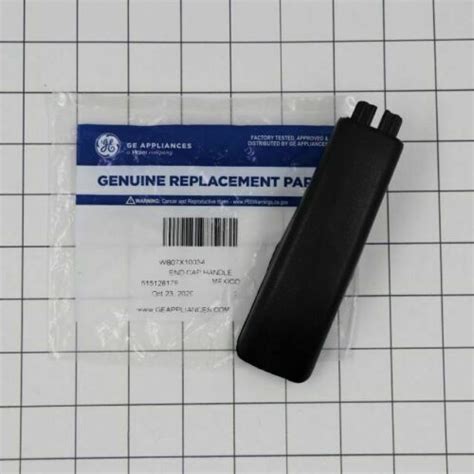 GE Range Stove Oven Handle End Cap WB07X10034 EBay