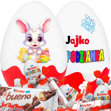 Personalizowane Jajko Niespodzianka Xxl Z Imieniem Na Wielkanoc Dla