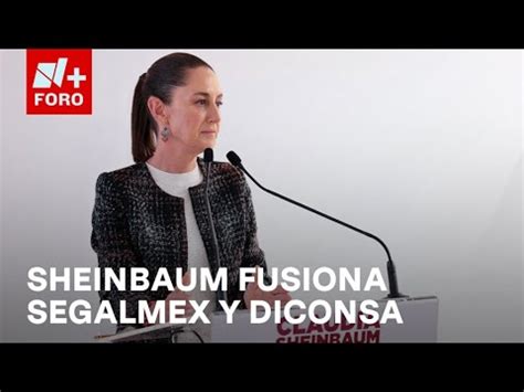 Claudia Sheinbaum anuncia fusión Diconsa Segalmex Estrictamente