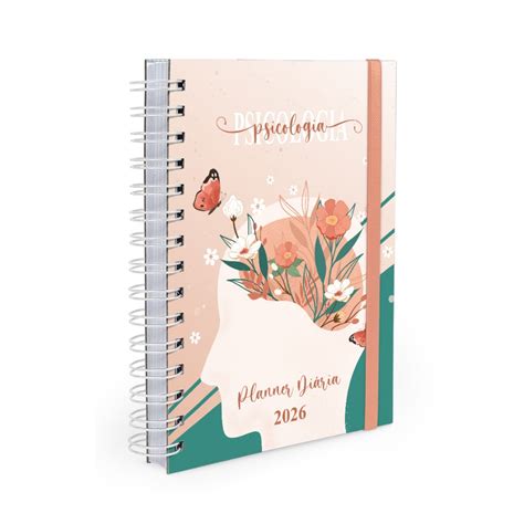 Agenda Planner Dia Por Página Profissões Psicologia Nude Shopee Brasil