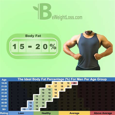 Body Fat Percentage Chart For Women And Men Examples