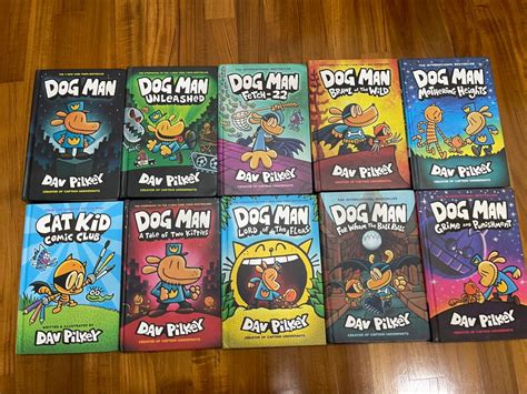 Dogman books - set of 10, Hobbies & Toys, Books & Magazines, Children's Books on Carousell