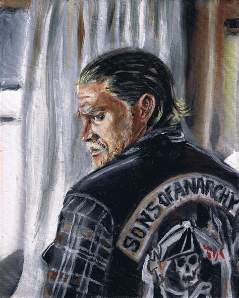 Jax Teller Painting By Demian Legg Fine Art America