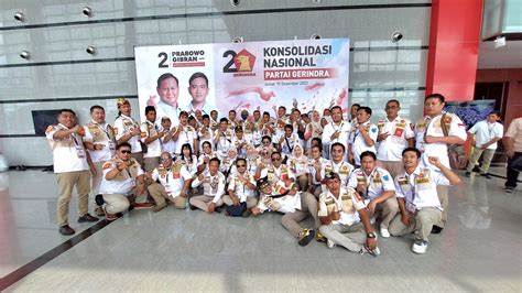 Rapat Konsolidasi Partai GERINDRA Di Jakarta SATRIA Bersatu Dukung