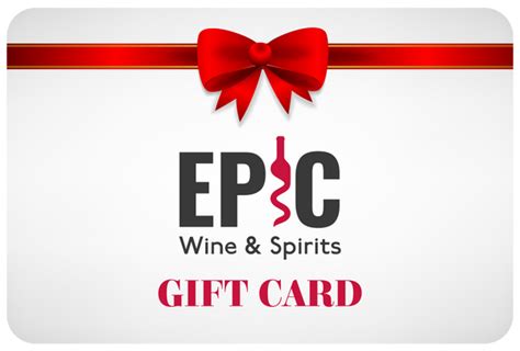 Epic Wine & Spirit Gift cards – Epic Wine & Spirits