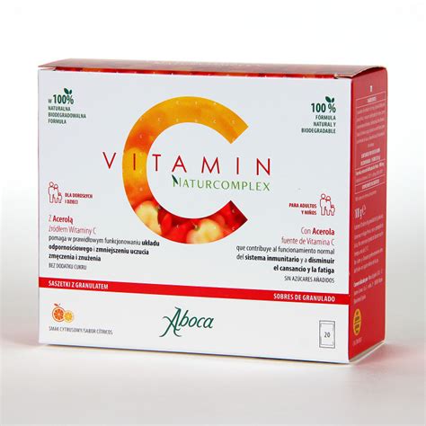 Aboca Vitamin C Naturcomplex 20 Sobres Farmacia Jiménez