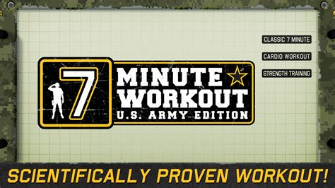 7 Minute Workout Army Fitness Edition Free App On Amazon Appstore