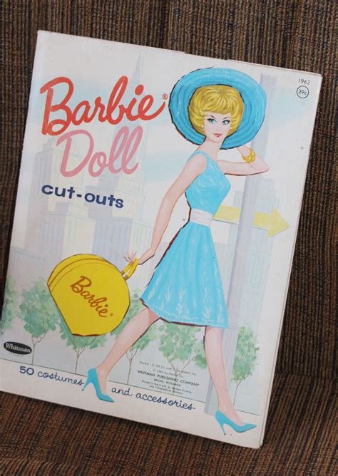 Vintage 1962 Barbie Doll Paper Doll And Clothes Havent Been Cut Out