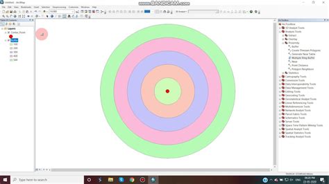 ESRI ArcGIS Creating Multi Ring Buffer YouTube