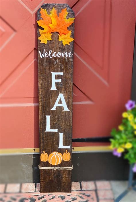 Reversible Porch Sign Dual Season Sign Welcome Sign Porch Etsy