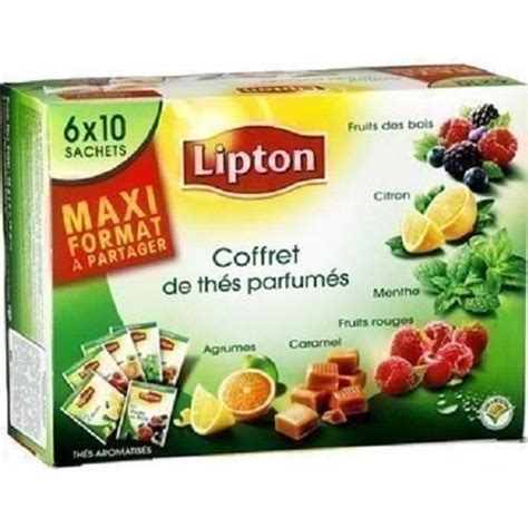 Coffret De Th S Parfum S Maxi Format Partager Sachets Lipton Neuf