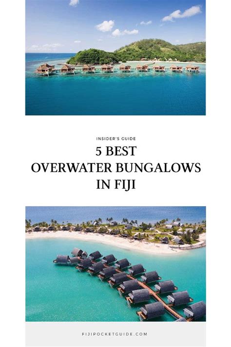 5 Best Overwater Bungalows in Fiji | Overwater bungalows, Fiji vacation ...