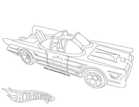 Batman Car Coloring Pages Sketch Coloring Page