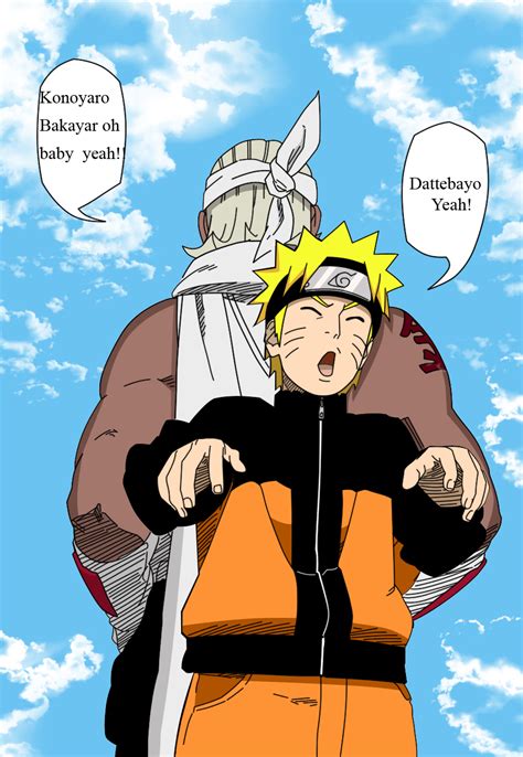 Killer Bee and naruto Yeah by vrxthefullalchemist on DeviantArt