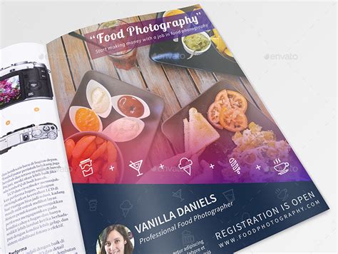 Aperture Photography Magazine Advertisement Mockup Graphics