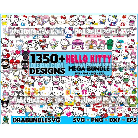 1350 Hello Kitty Svg Files Hello Kitty Svg Bundle Hello Ki Inspire Uplift