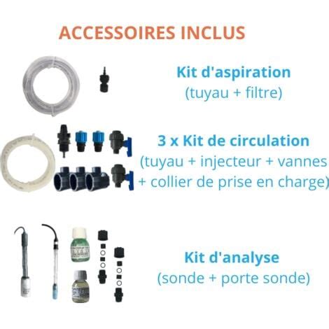 Tableau régulateur pH et Contrôleur d électrolyse au sel automatique