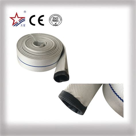 Fire Fighting Equipment Hight Quality Black Pvc Lining White Canvas