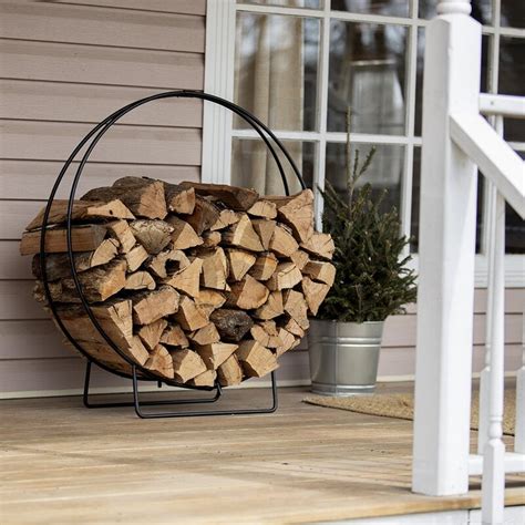 Indooroutdoor Firewood Racks 24 Metal Wood Racks For Firewood Logs